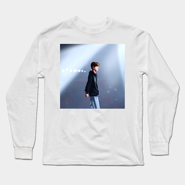 Seungmin at a Concert Long Sleeve T-Shirt by artsyreader